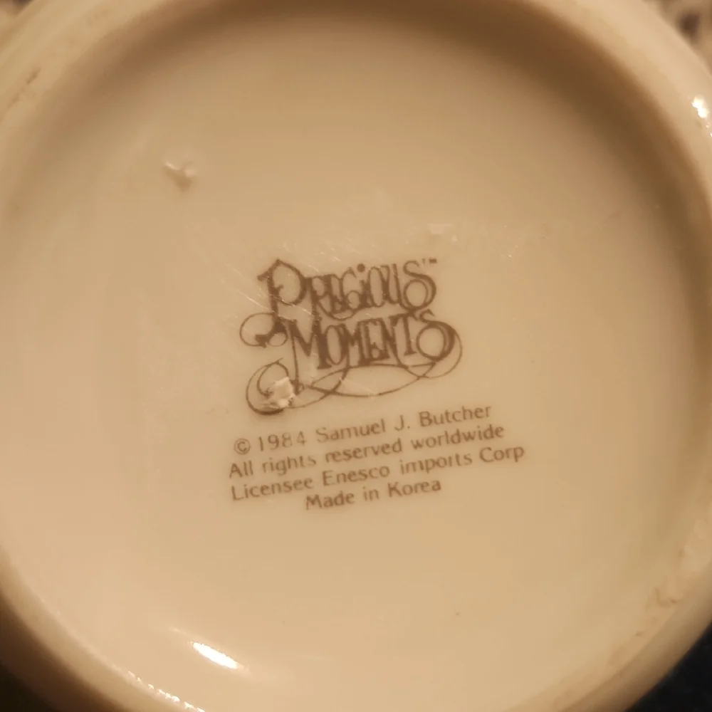 Precious Moments Cream Mug with Pastel Clown Design - Picture 4 of 4